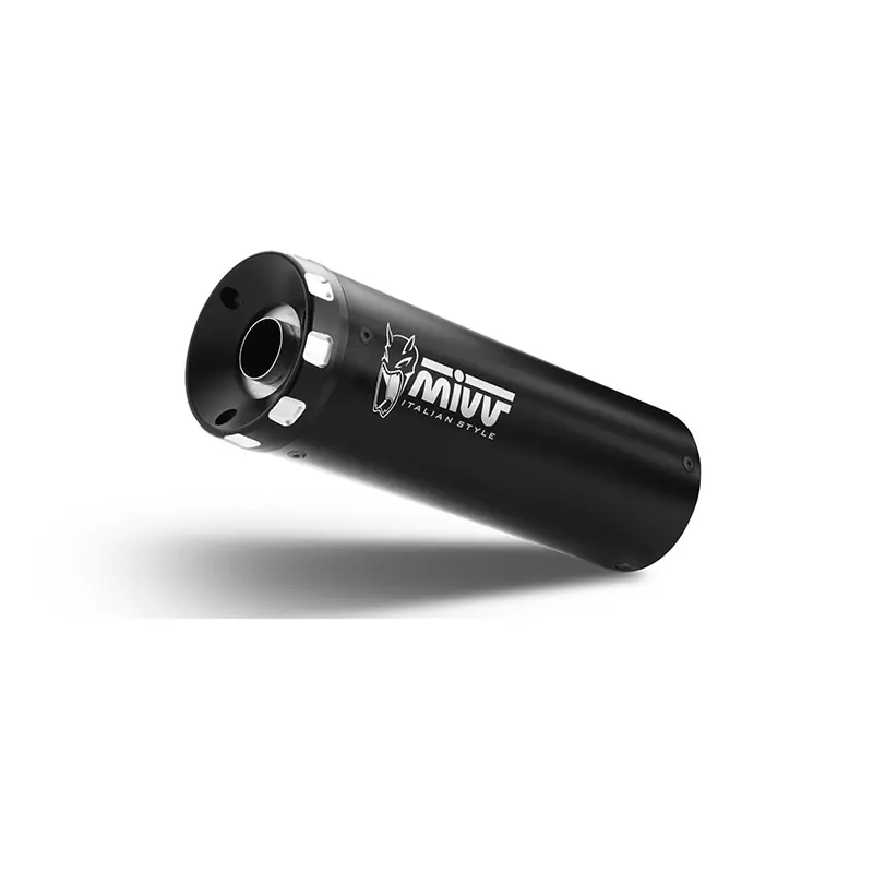 Kit Completo Mivv HR-1 Inox Nero Yamaha XSR 125- Direttamente Dal Produttore