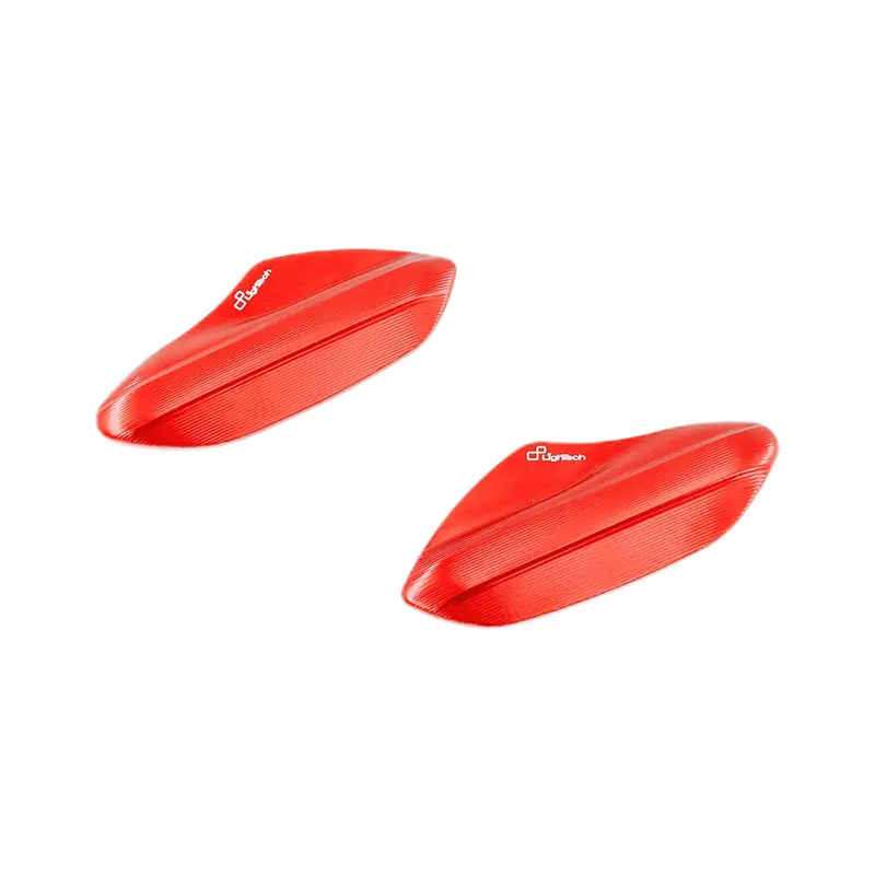 Coppia Tappi Specchio Lightech Aprilia RS660 rosso- Bestseller