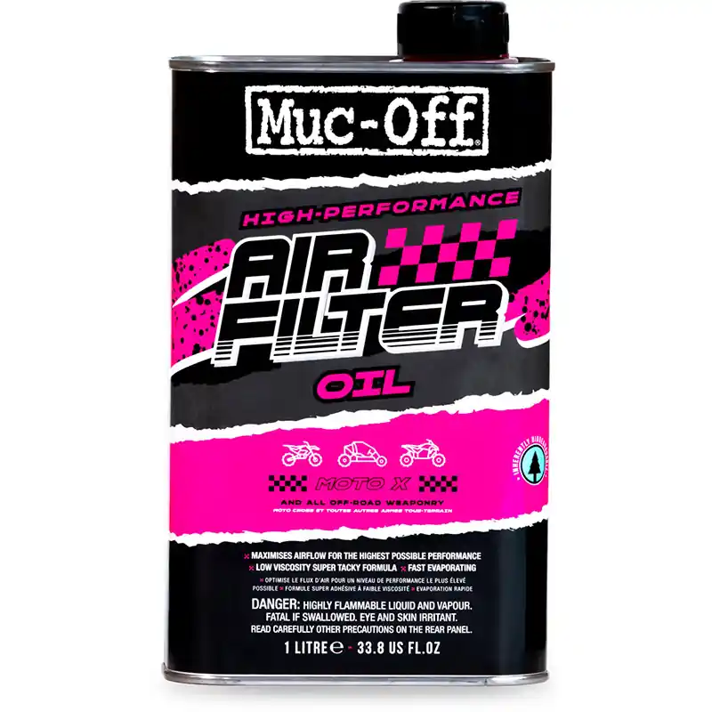 Olio Filtro Aria Muc Off Moto Air Filter Oil 1L- Popolare