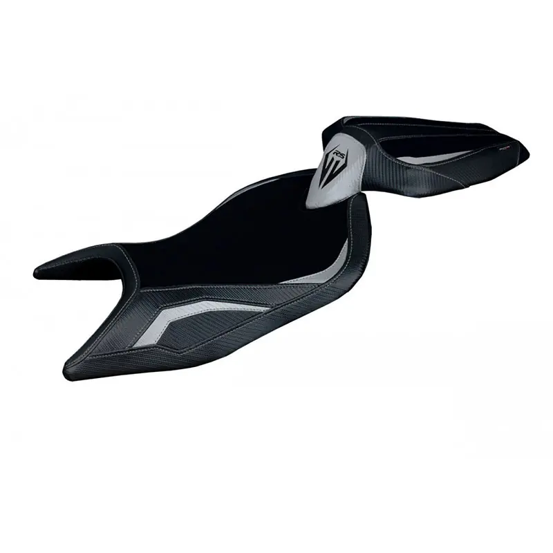 Prezzo Ridotto Rivestimento Sella STD Logo Aprilia RS660 argento-