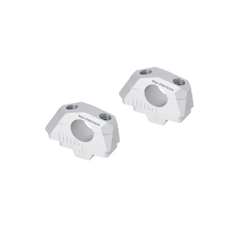 Nuovo Arrivo Riser Manubrio Sw Motech 32mm argento-