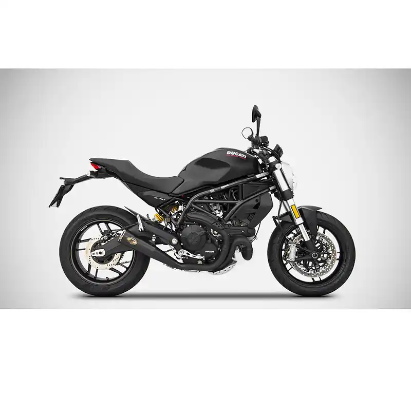 Promozione Zard Slip On Racing Inox Ducati Monster 797 nero-