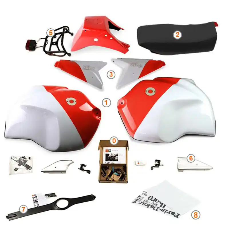 Kit Unit Garage 1225 R1200GS 2008-2012 GR86 bianco- Spedito Oggi