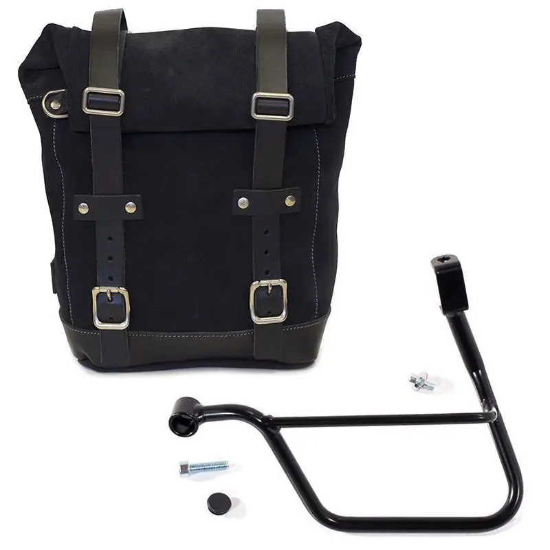 Sconto Borsa Laterale Unit Garage Cuoio SX T120 nero-