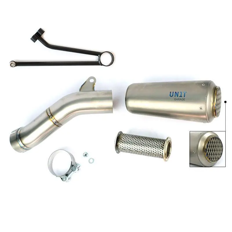 Consegna Rapida Kit Unit Garage Basso Titanio Frangifiamma RNineT 21-