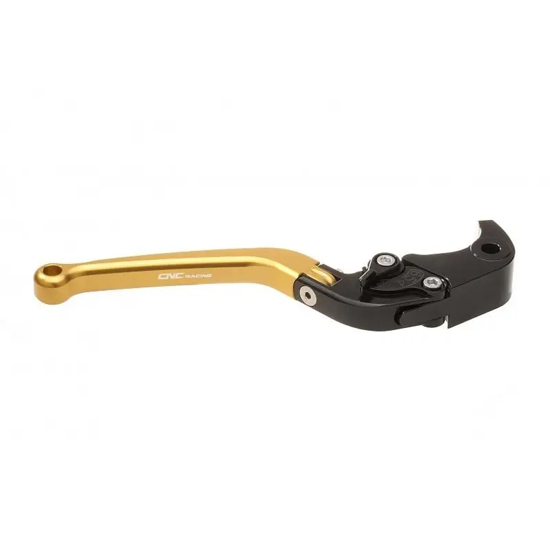 Leva Freno Piegabile Lunga Cnc Racing LBF10G Oro- Subito Disponibile