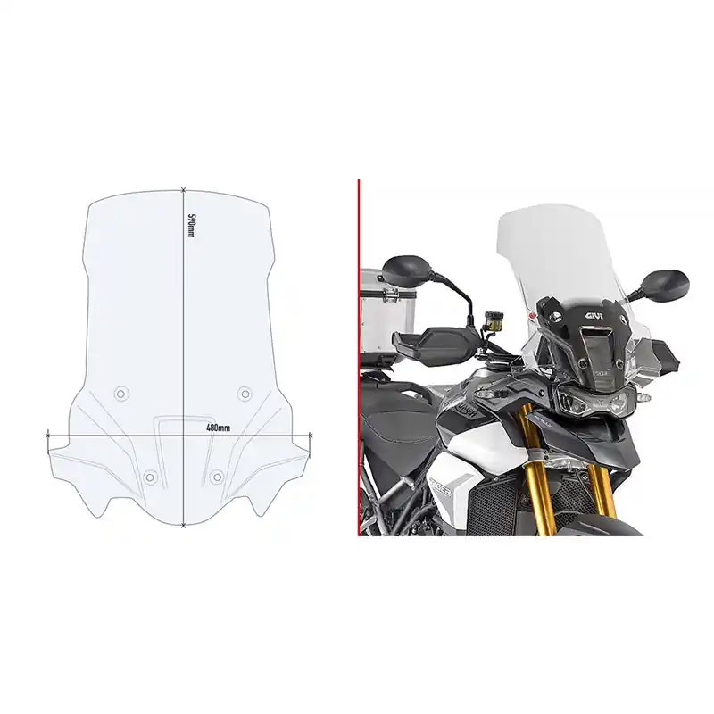 Più Venduto Cupolino Givi D6418ST Trasparente-