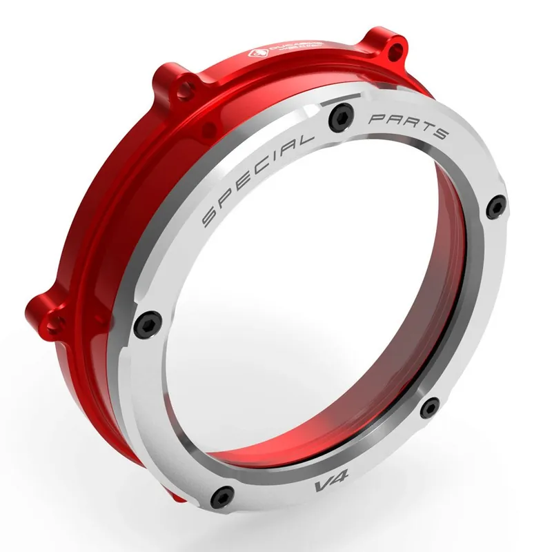 Coperchio Frizione Ducabike Panigale V4 rosso argento- Super Prezzo