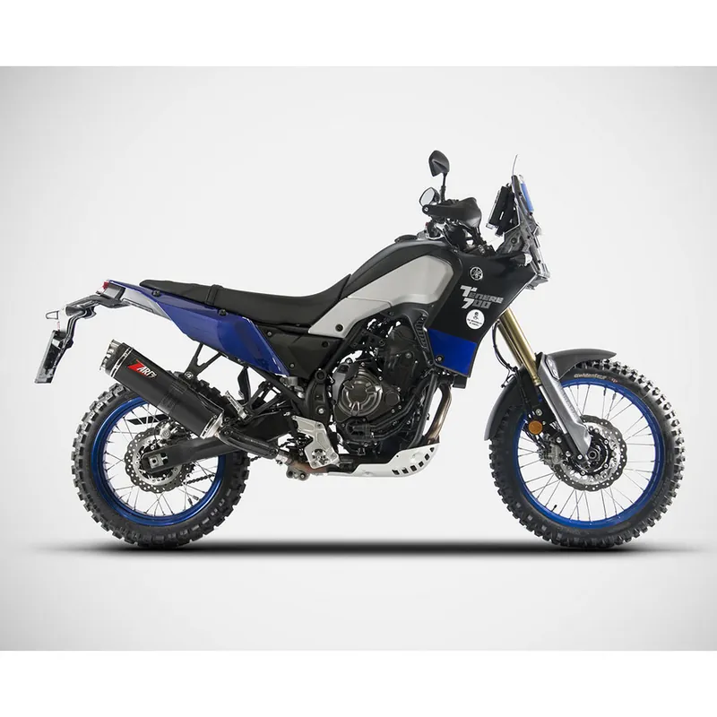 Zard Scarico Omologato Euro 4 Yamaha Tenere 700 nero- Spedizione Gratuita