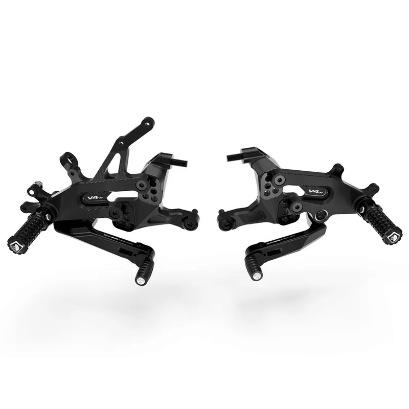 Ducabike Pedane Regolabili Ducati Streetfighter V4 nero- Offerta Speciale