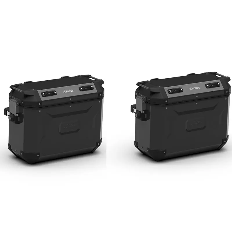 Coppia Valigie Laterali Kappa K Force KFR37 nero- Occasione