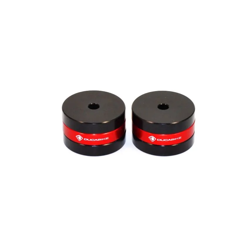 Promozione Esclusiva Tappi Manubrio Ducabike CM04 rosso-