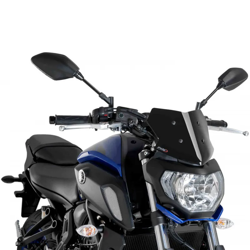 Promozione Cupolino Puig Naked Sport Nero Yamaha MT07-