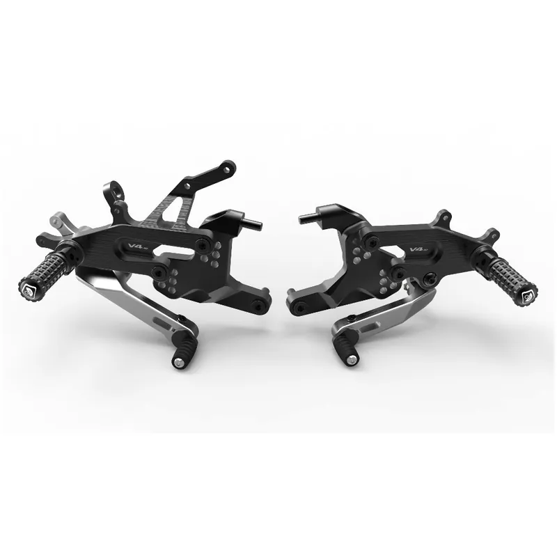Prezzo Scontato Ducabike Pedane Regolabili Sbk Panigale V4 nero-
