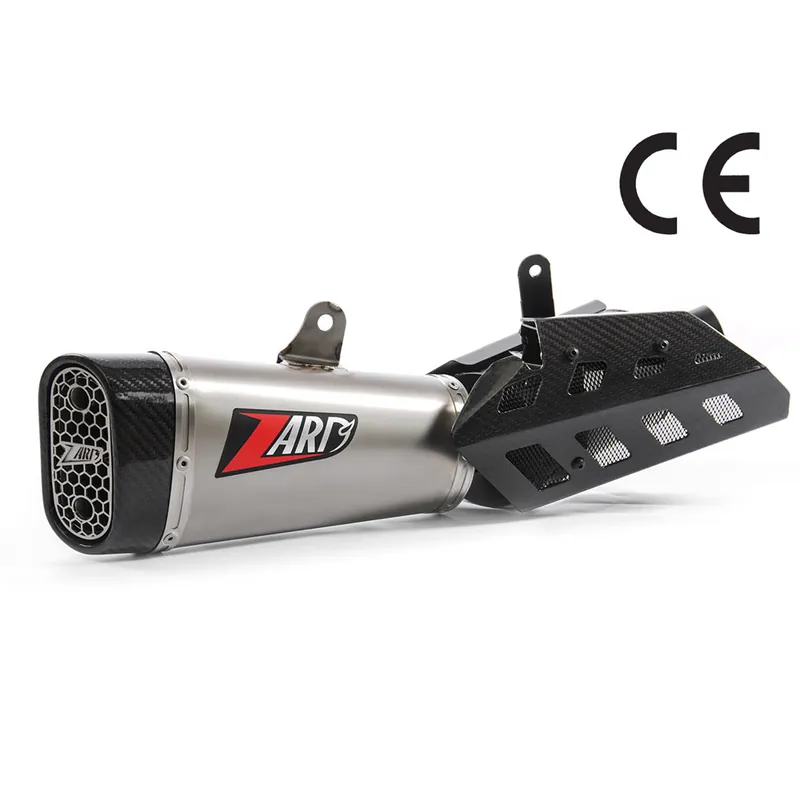 Economico Zard Slip On Inox Euro 4 Triumph Street Triple 765-