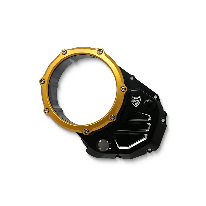 Carter Frizione Cnc Racing Ducati nero oro- Ultimissimo Modello