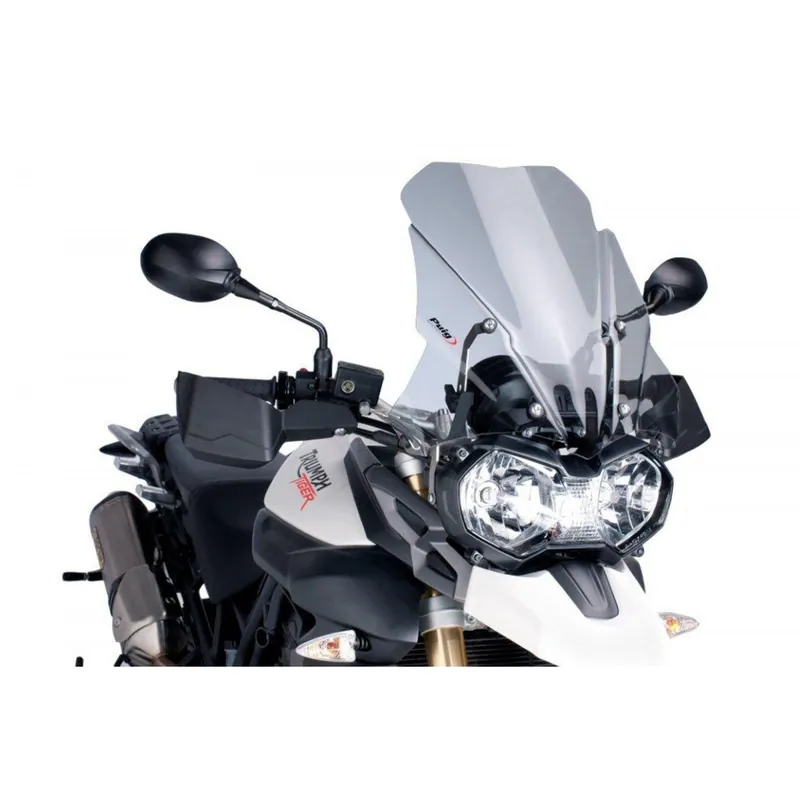 Popolare CUPOLINO TOURING PUIG TRIUMPH TIGER 800/XC 2011 FUME CHIARO-
