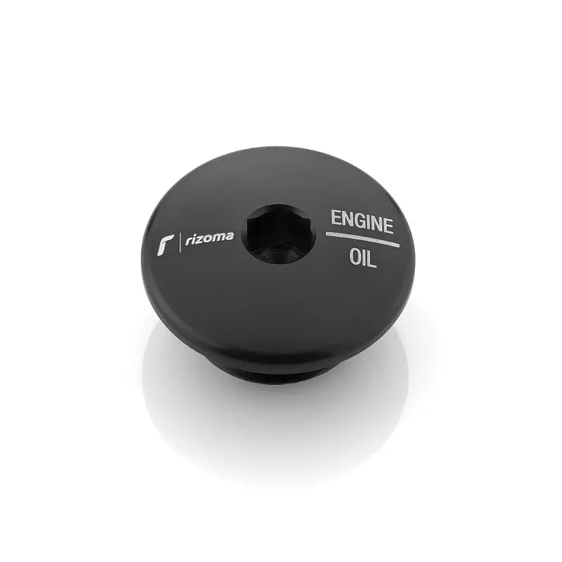 Rizoma Tappo carico olio motore TP043A Nero per Triumph- Offerta Lampo