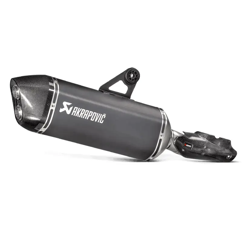 Akrapovic Slip On Titanio Euro 4 nero R1200GS 2017- Scelto Dai Clienti