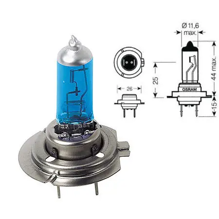 OKYAMI LAMPADA H7 12V 55W ALOGENA PX26D- Spedito Oggi