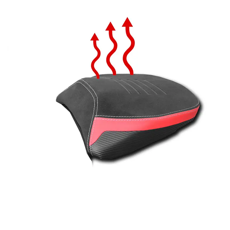 Più Venduto Sella Posteriore Riscaldata Isotta MTS V4 nero rosso-