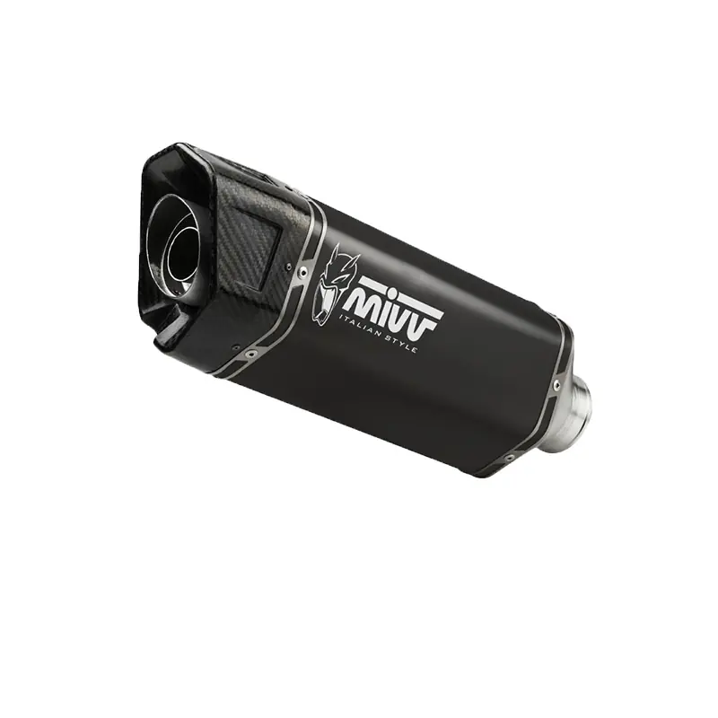 Mivv SR-1 Inox Nero Euro 5 Slip On Kymco AK550- Popolare