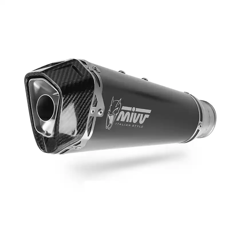 Mivv Delta Race Nero Omologato Slip On Hypermotard 939- Nuova Collezione
