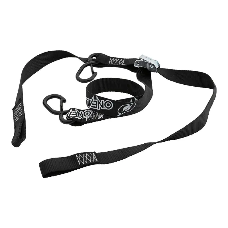 Cinghie O'neal De Luxe Soft Hook Tiedown Logo nero- Bestseller