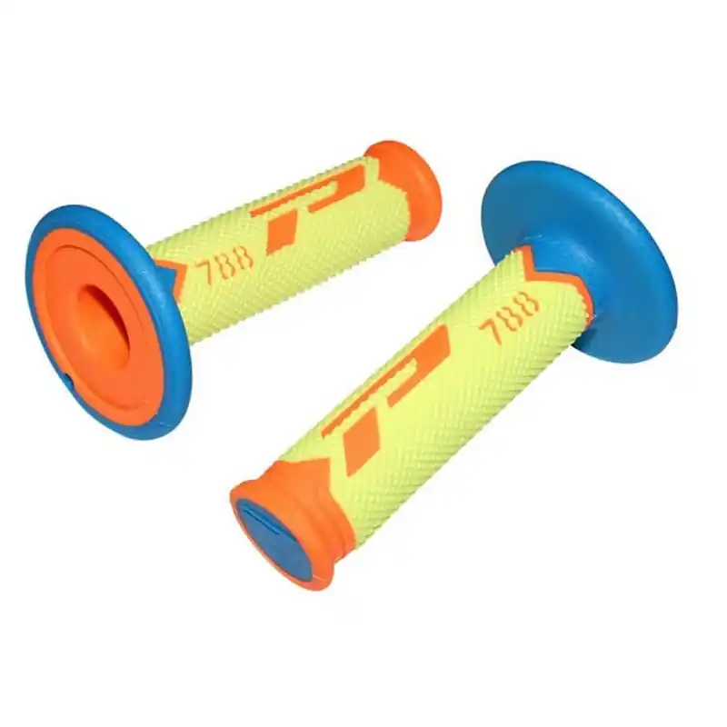 Acquista Ora Manopole Progrip 788 TD Closed End arancio giallo blu-