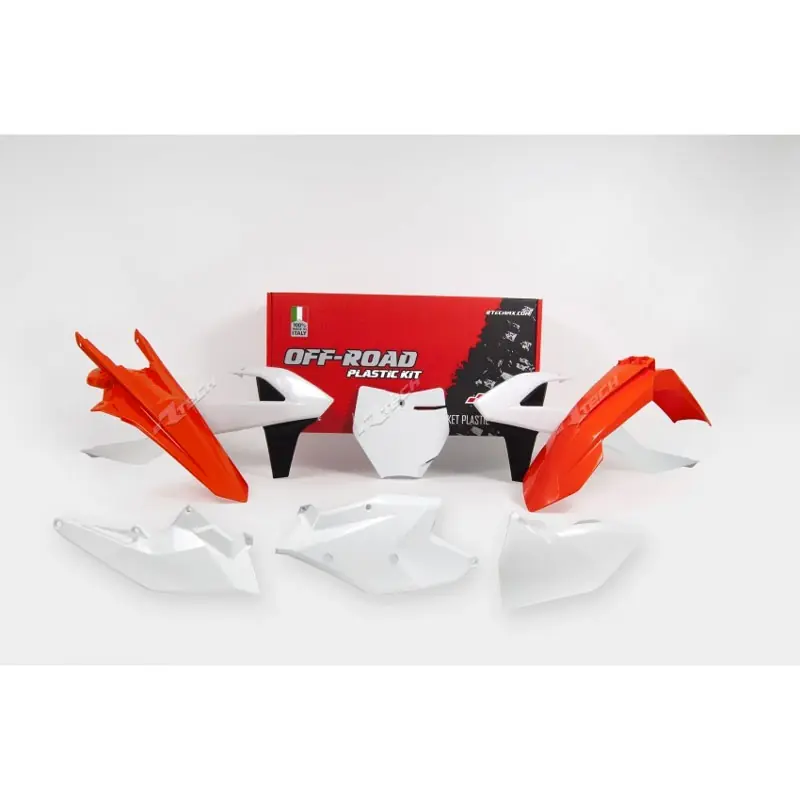 Racetech Kit Plastiche Replica Ktm 2018 6Pz Arancio Bianco- Prezzo Basso