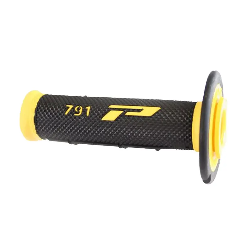 Prezzo Di Fabbrica Manopole Progrip 791 DD Closed End nero giallo-