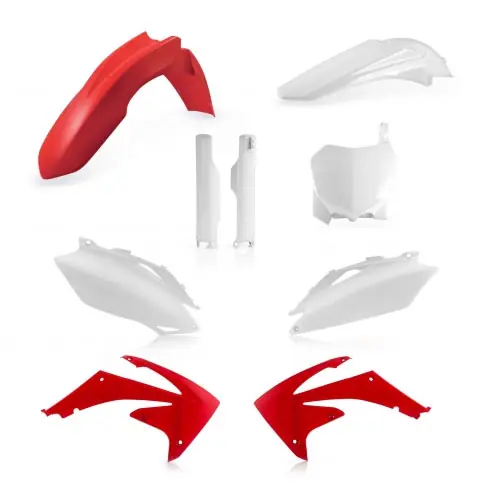 Prezzo Basso Acerbis Kit Plastiche completo Bianco Rosso 0013979 per Honda-