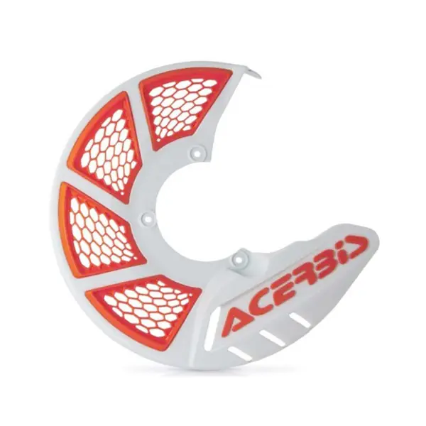 Prezzo Conveniente ACERBIS protezione disco freno anteriore X-BRAKE 2.0 bianco-arancio-