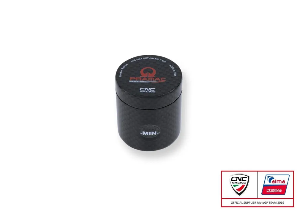 Acquista Ora SERBATOIO FRENO POST/FRIZ 12ML PRAMAC CARBONIO CNC RACING SUZUKI GSX-R 600 2010-11-