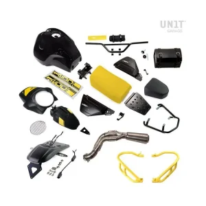 Economico KIT PARIS DAKAR GIALLO 40TH CON ACCESSORI UNIT GARAGE BMW R NINE T / SCRAMBLER-
