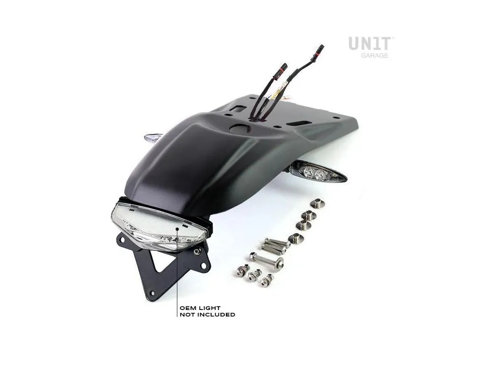 PARAFANGO POSTERIORE + KIT PORTATARGA FARO OEM UNIT GARAGE BMW R NINE T / SCRAMBLER- Bestseller