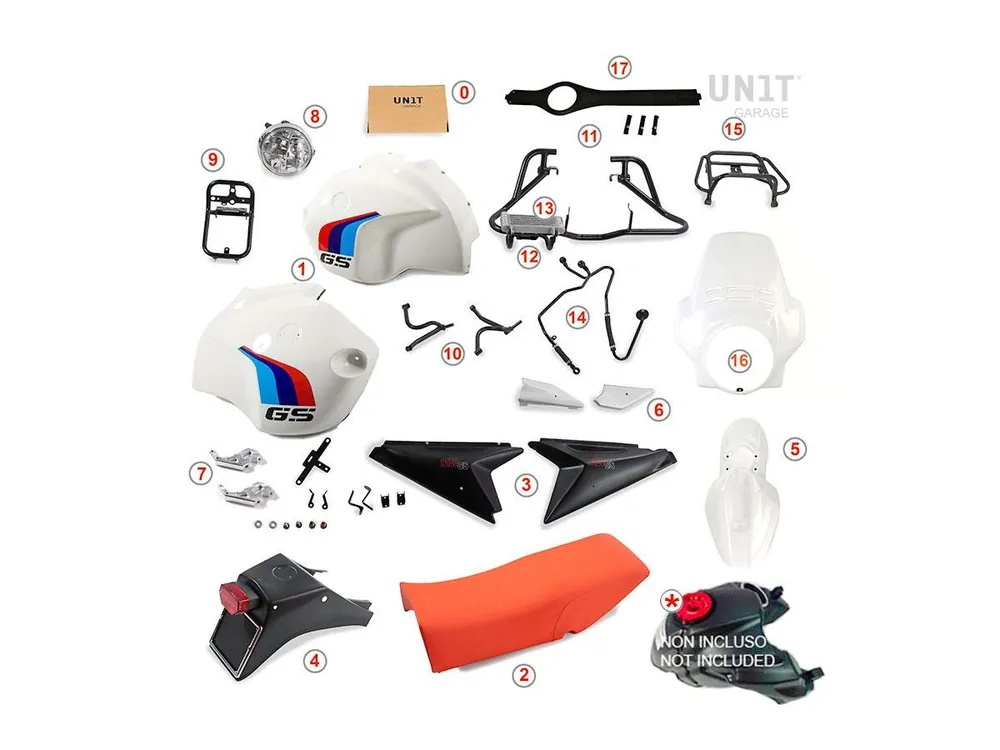 BASIC KIT UNIT GARAGE BMW R 1200 GS / ADV 2008-2012- A Buon Prezzo