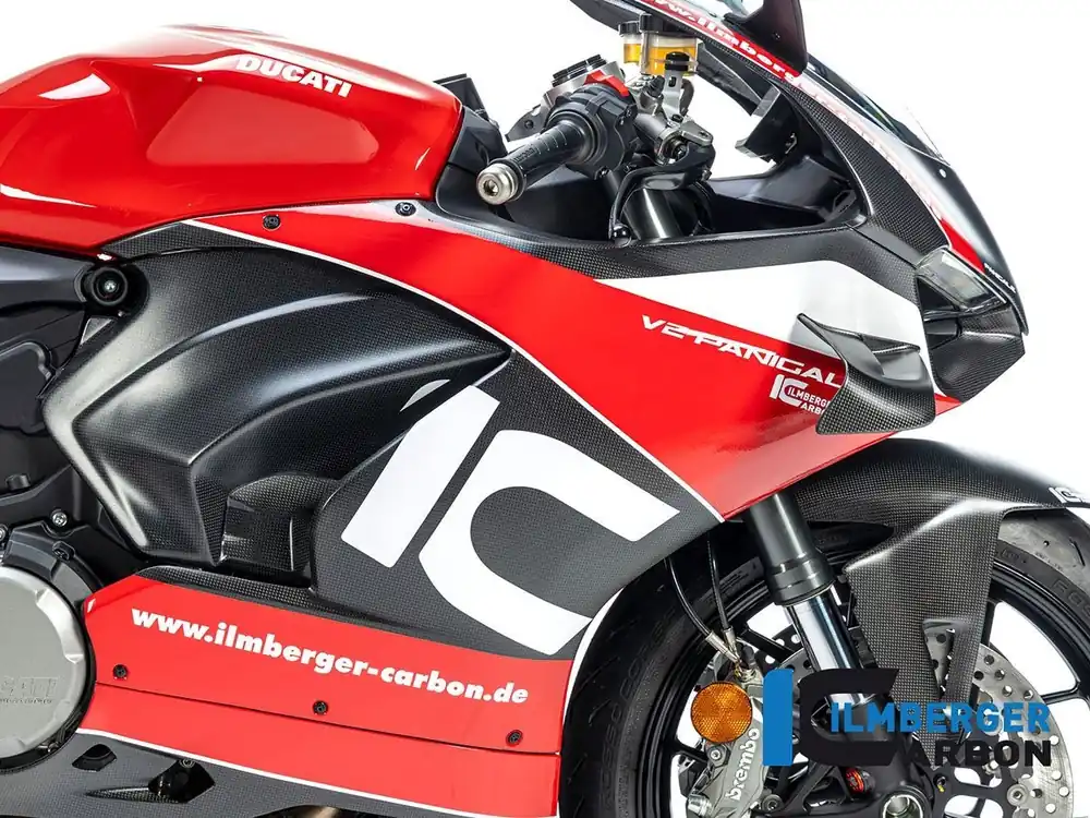 Di Tendenza CARENA LATERALE DESTRA PREFORATA CARBONIO OPACO ILMBERGER DUCATI PANIGALE V2 2020-2024-