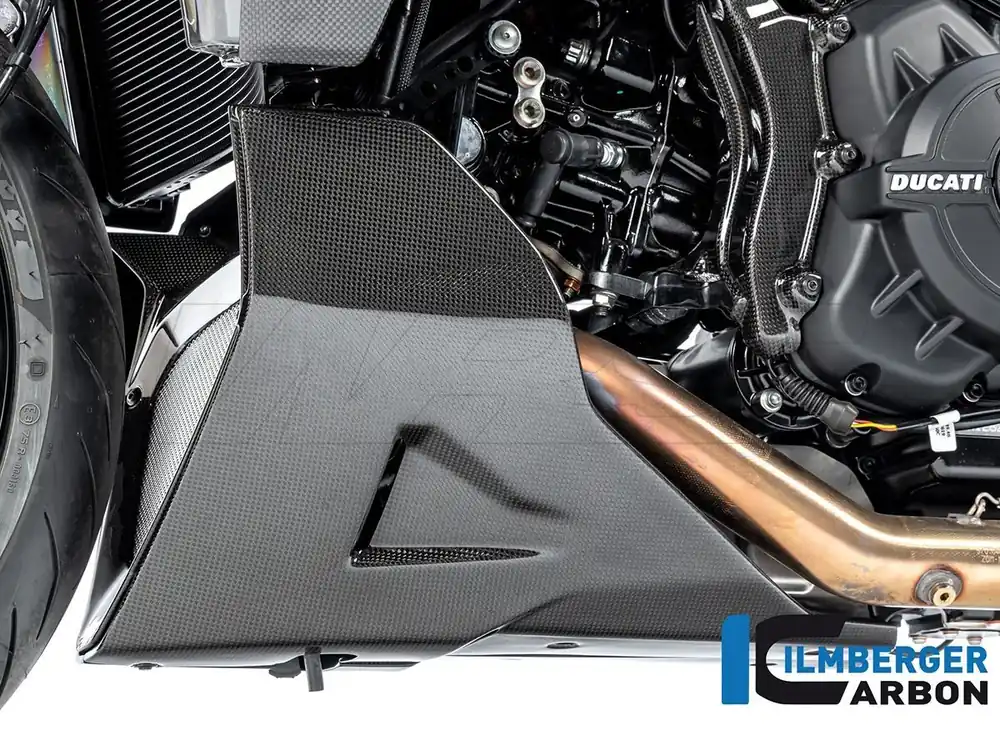Miglior Prezzo VASCA INFERIORE SINISTRA CARBONIO LUCIDO ILMBERGER DUCATI DIAVEL 1260 2019-2022-