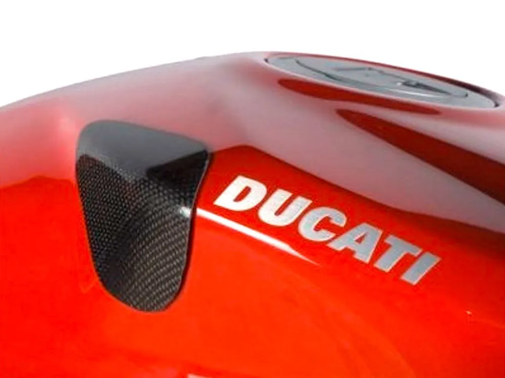 Nuova Collezione PROTEZIONI SERBATOIO CARBONIO R&G DUCATI STREETFIGHTER V2 2022-2024-