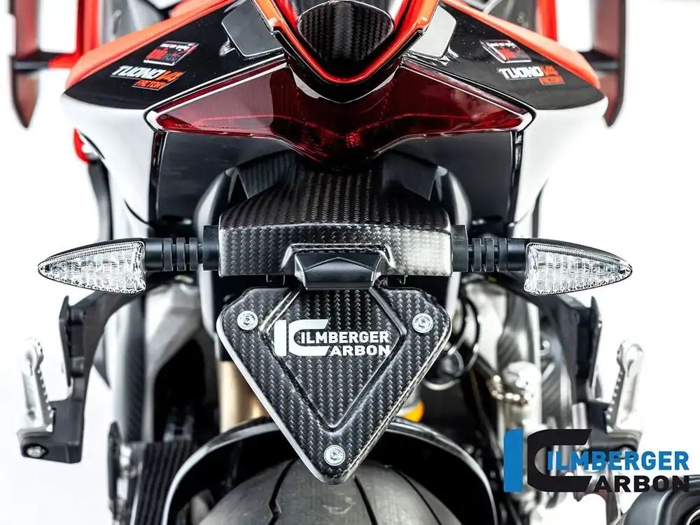 Prezzo Scontato PORTATARGA CARBONIO OPACO ILMBERGER APRILIA RSV4 2021-2024-