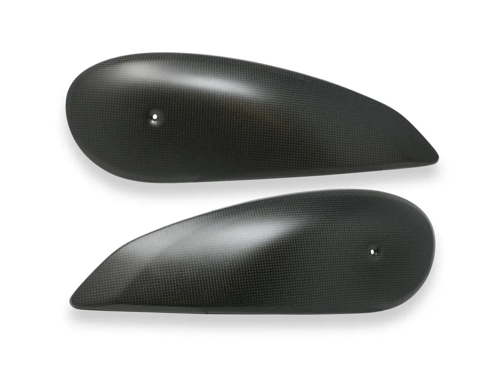 FIANCHETTI LATERALI SERBATOIO CARBONIO OPACO CNC RACING DUCATI SCRAMBLER 800 CAFE RACER 2017-18- Offerta