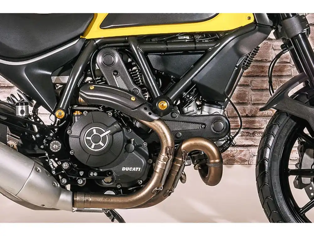 COPRICINGHIE CARBONIO OPACO CNC RACING DUCATI SCRAMBLER 800 ICON 2015-18- Economico