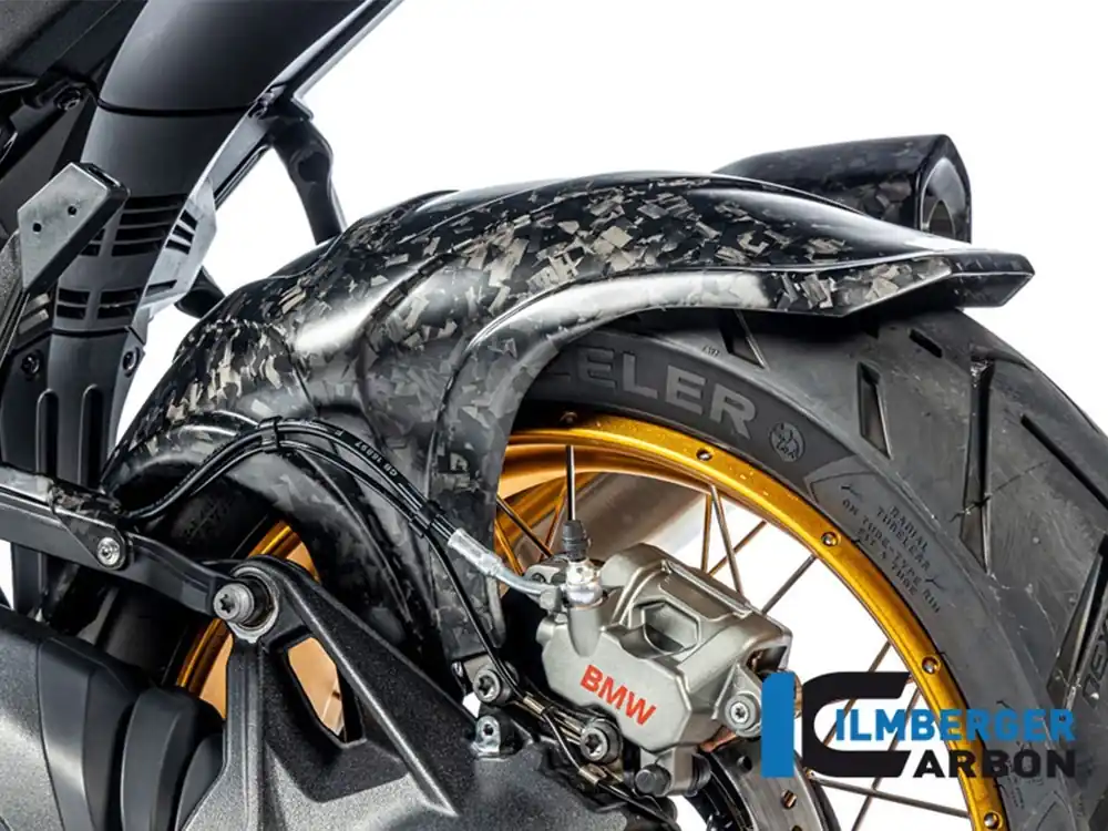 PARAFANGO POSTERIORE BLACK DIAMOND CARBON OPACO ILMBERGER BMW R 1300 GS / ADV 2023-2025- Prezzo Scontato