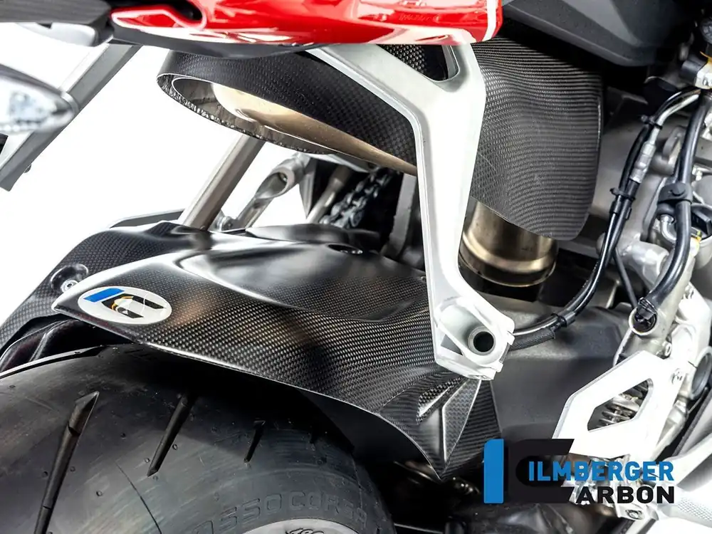 PARAFANGO POSTERIORE CARBONIO LUCIDO ILMBERGER DUCATI PANIGALE V2 2020-2024- Compra Adesso