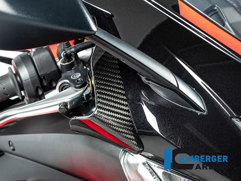 Di Tendenza DEFLETTORE ARIA DESTRA CARBONIO LUCIDO ILMBERGER APRILIA RSV4 2021-2024-
