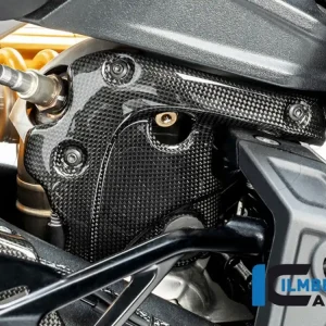 PROTEZIONE SILENZIATORE CARBONIO LUCIDO ILMBERGER DUCATI DIAVEL 1260 2019-2022- Reso Gratuito