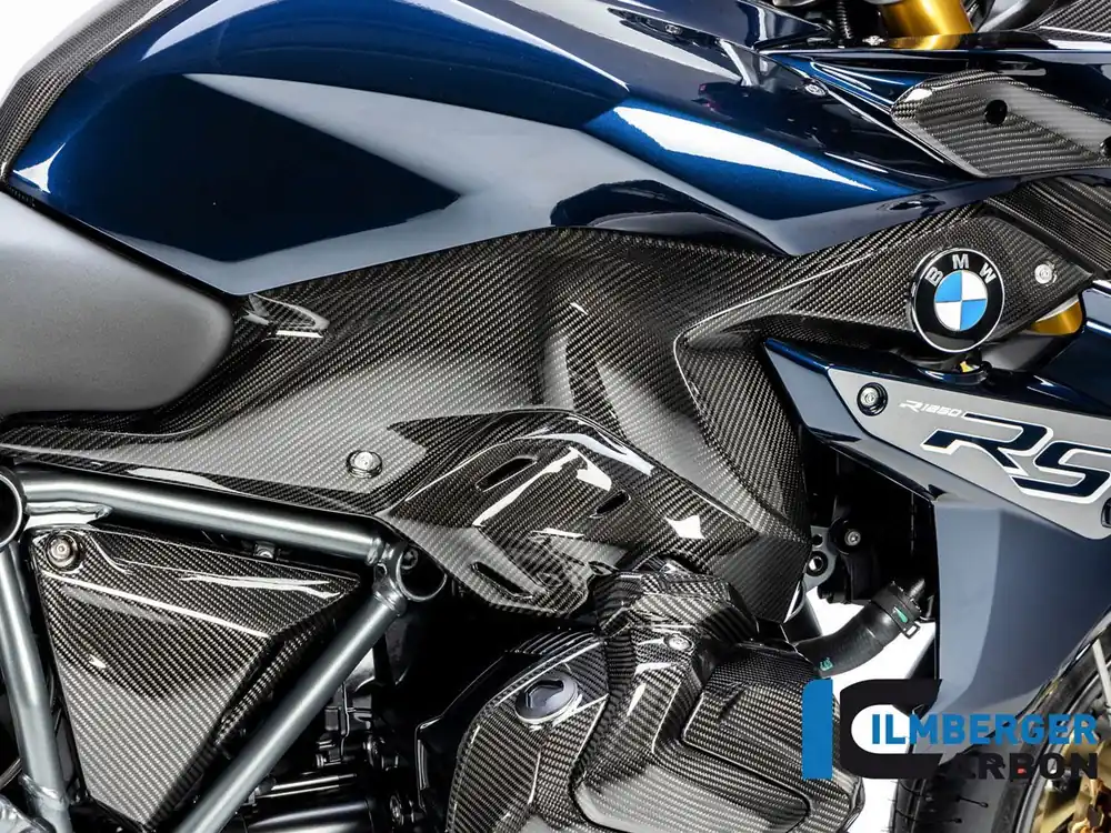 INSERTO SOTTO SERBATOIO DESTRO CARBONIO ILMBERGER BMW R 1250 RS (LC) 2019-2023- Più Venduto