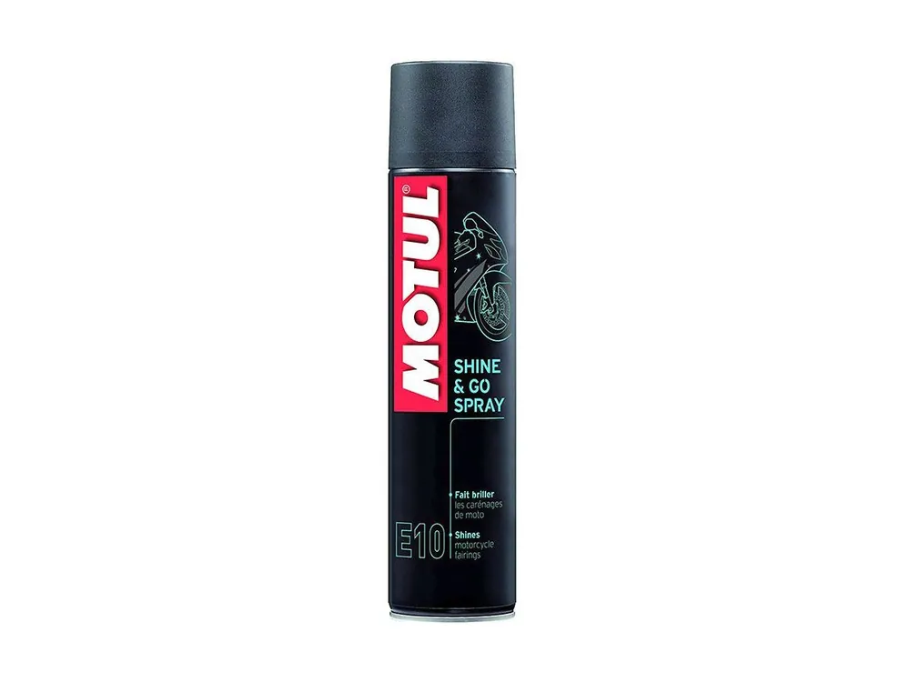 Acquista Ora SPRAY PULIZIA CARENA MOTUL SHINE & GO 400ML E10-