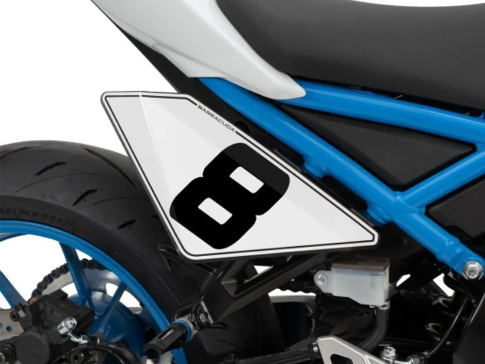 KIT TABELLA PORTANUMERO BARRACUDA SUZUKI GSX-8S 2023-2024- Offerta Limitata